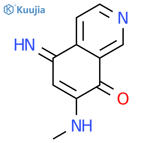 8(5H)-Isoquinolinone, 5-imino-7-(methylamino)- structure