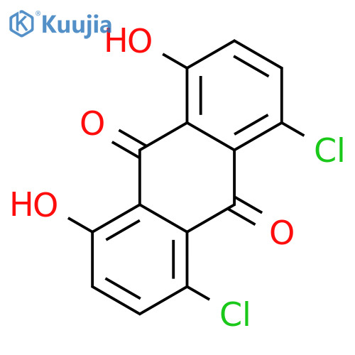 9,10-Anthracenedione,1,8-dichloro-4,5-dihydroxy- structure