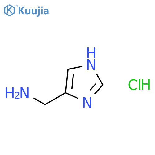 (1H-Imidazol-4-yl)methanamine hydrochloride structure