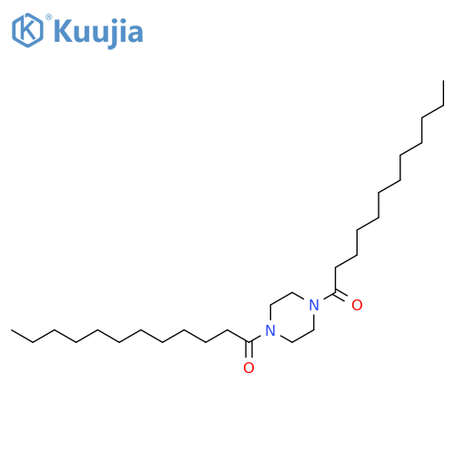 Piperazine,1,4-bis(1-oxododecyl)- (9CI) structure