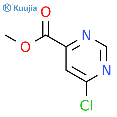 Methyl 6-chloropyrimidine-4-carboxylate structure