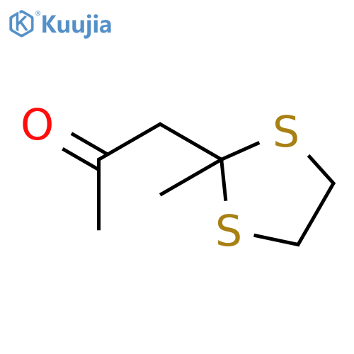 1-(2-Methyl-1,3-dithiolan-2-yl)propan-2-one structure