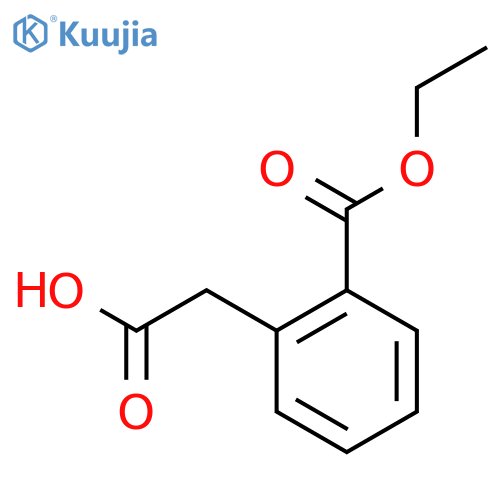 2-Carboxymethyl-benzoic acid ethyl ester structure
