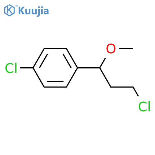 3-(4-Chlorophenyl)-3-methoxypropyl Chloride structure