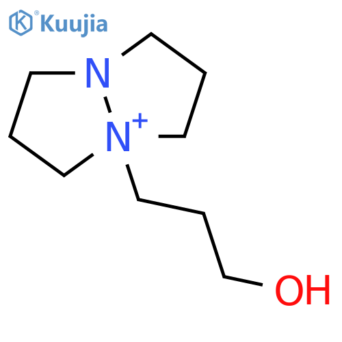 3-(1,2,3,5,6,7-hexahydropyrazolo[1,2-a]pyrazol-4-ium-4-yl)propan-1-ol structure