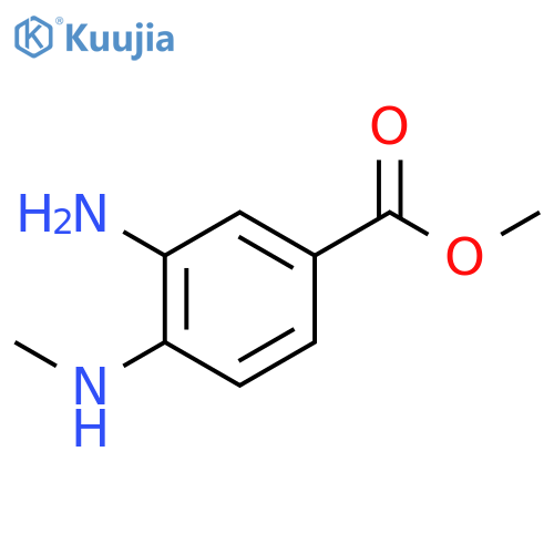 Methyl 3-amino-4-(methylamino)benzoate structure