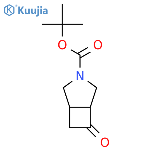 tert-Butyl 6-oxo-3-azabicyclo[3.2.0]heptane-3-carboxylate structure