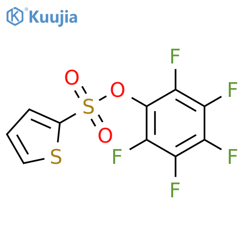 2,3,4,5,6-Pentafluorophenyl 2-thiophenesulfonate structure