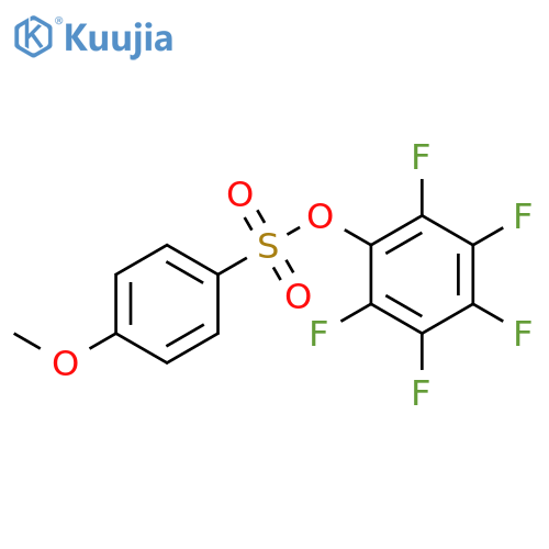 2,3,4,5,6-Pentafluorophenyl4-methoxybenzenesulfonate structure