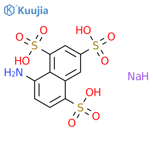 8-Amino-1,3,5-naphthalenetrisulfonic Acid Trisodium Salt structure