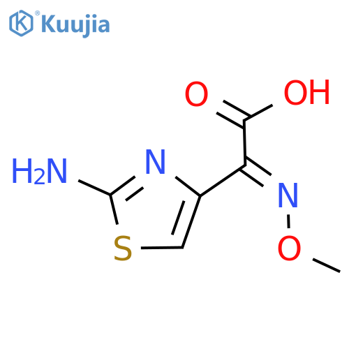 (E)-2-(2-아미노티아졸-4-기)-2-(메옥시아미노기) 아세트산 structure