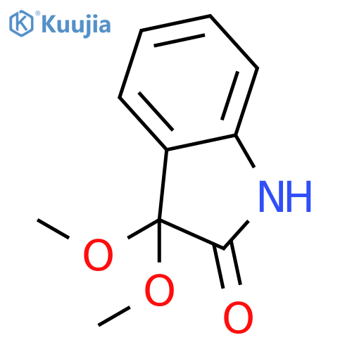 3,3-Dimethoxyindolin-2-one structure
