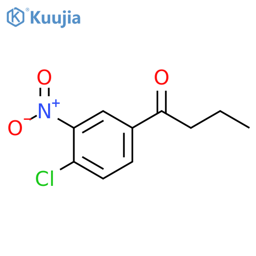 1-(4-Chloro-3-nitrophenyl)-1-butanone structure