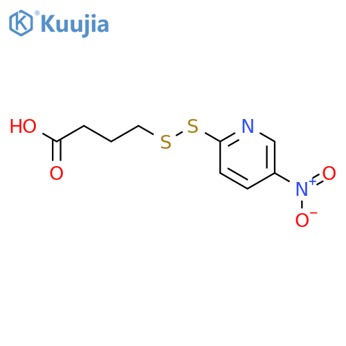 Butanoic acid, 4-[(5-nitro-2-pyridinyl)dithio]- structure