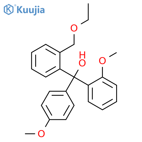 Benzenemethanol,2-(ethoxymethyl)-a-(2-methoxyphenyl)-a-(4-methoxyphenyl)- structure
