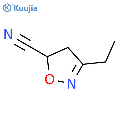 3-ethyl-4,5-dihydro-1,2-oxazole-5-carbonitrile structure