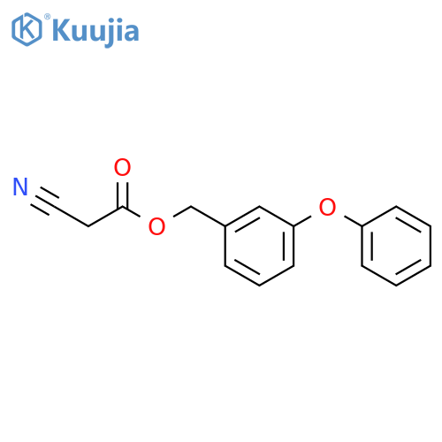 ACETIC ACID, CYANO-, (3-PHENOXYPHENYL)METHYL ESTER structure