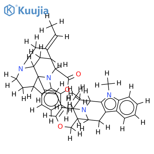 (16S,19E)-2-(18E)-alstophyll-18-en-18-yl-(2alpha,7alpha)-2,7-dihydro-1,16-cyclo-coryn-19-en-17-oic acid methyl ester structure