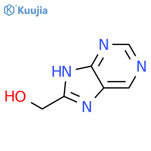 9H-purin-8-ylmethanol structure