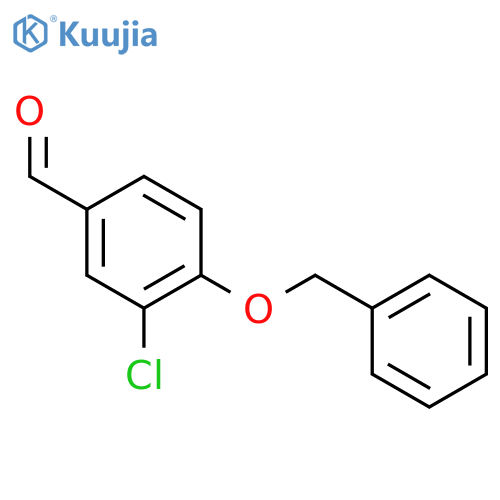 4-(benzyloxy)-3-chlorobenzaldehyde structure