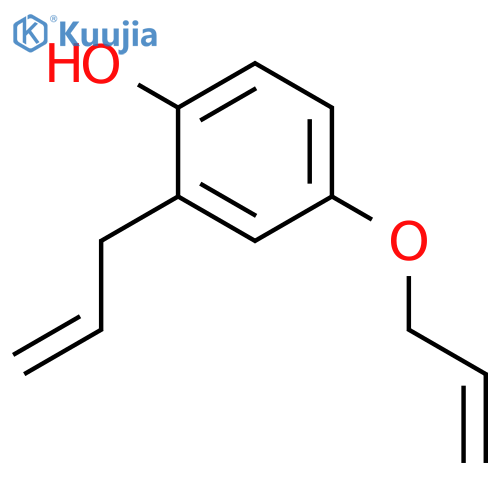 Phenol, 2-(2-propenyl)-4-(2-propenyloxy)-(9ci) structure