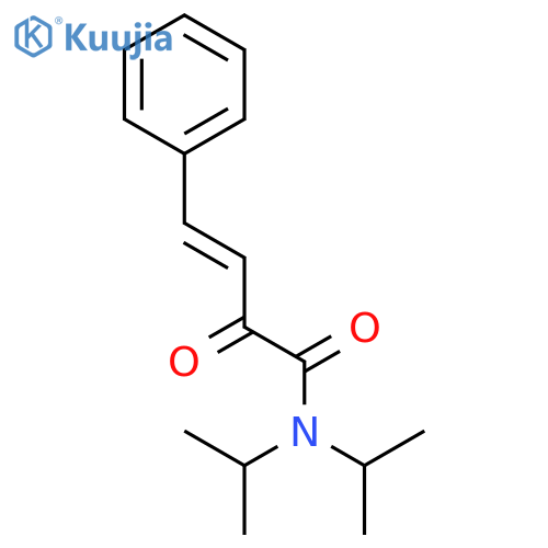 3-Butenamide, N,N-bis(1-methylethyl)-2-oxo-4-phenyl-, (3E)- structure