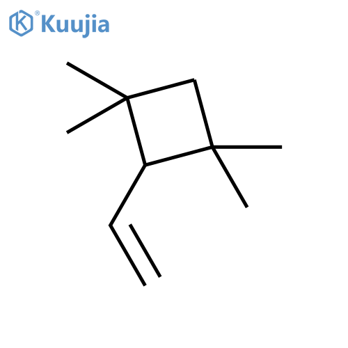 Cyclobutane,2-ethenyl-1,1,3,3-tetramethyl- structure