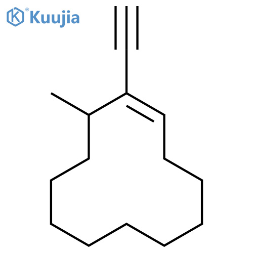 CYCLODODECENE, 1-ETHYNYL-12-METHYL-, (E)- structure