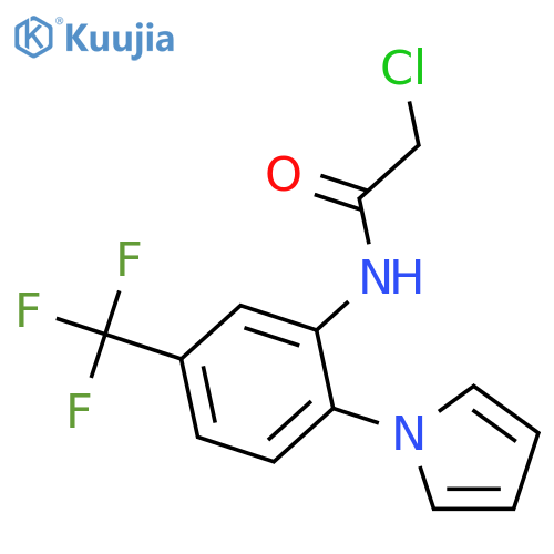 Acetamide, 2-chloro-N-[2-(1H-pyrrol-1-yl)-5-(trifluoromethyl)phenyl]- structure