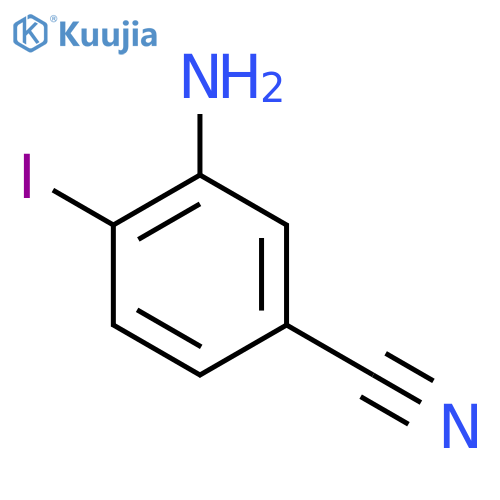 3-Amino-4-iodobenzonitrile structure