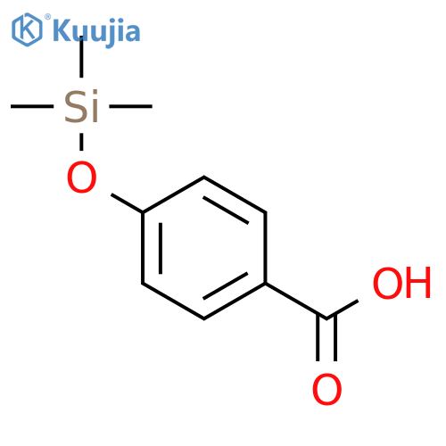 BENZOIC ACID, 4-[(TRIMETHYLSILYL)OXY]- structure