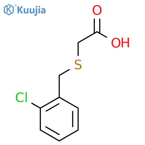 (2-chlorobenzyl)thioacetic Acid structure