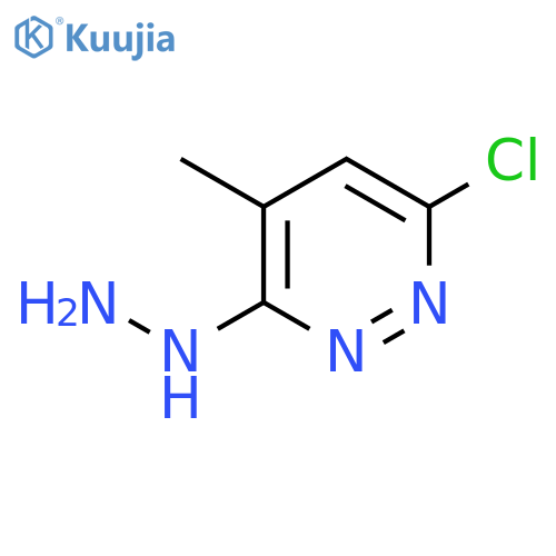 6-Chloro-3-hydrazinyl-4-methylpyridazine structure