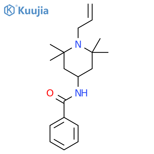 Benzamide, N-[2,2,6,6-tetramethyl-1-(2-propenyl)-4-piperidinyl]- structure