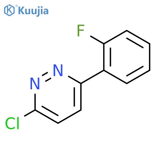 3-chloro-6-(2-fluorophenyl)pyridazine structure