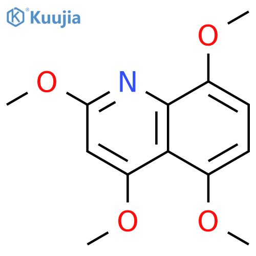 QUINOLINE, 2,4,5,8-TETRAMETHOXY- structure