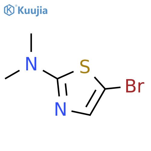 5-Bromo-N,N-dimethylthiazol-2-amine structure