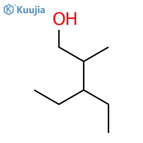 1-Pentanol, 3-ethyl-2-methyl- structure
