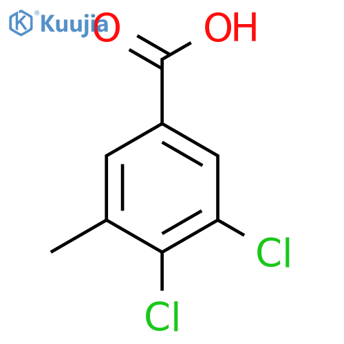 3,4-Dichloro-5-methylbenzoic acid structure