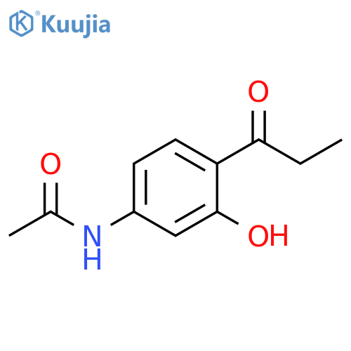 3-Hydroxy-4-(1-oxopropyl)acetanilide structure