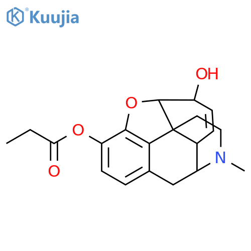 3-O-propanoylmorphine structure