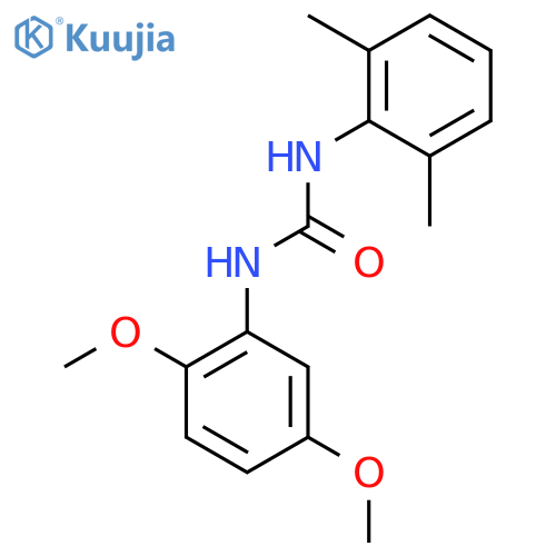 1-(2,5-dimethoxyphenyl)-3-(2,6-dimethylphenyl)urea structure