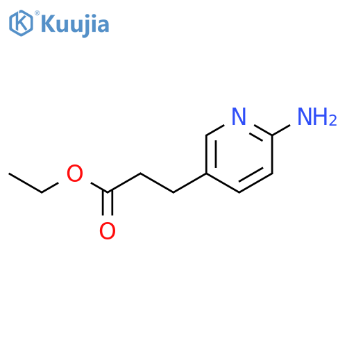 3-PYRIDINEPROPANOIC ACID, 6-AMINO-, ETHYL ESTER structure