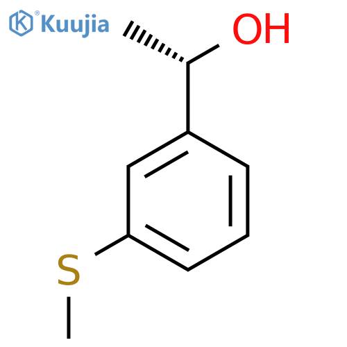 (1S)-1-3-(methylsulfanyl)phenylethan-1-ol structure