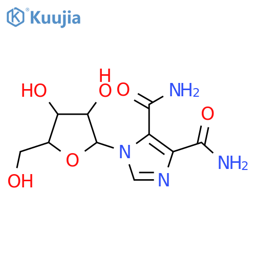 1H-Imidazole-4,5-dicarboxamide,1-b-D-ribofuranosyl- structure