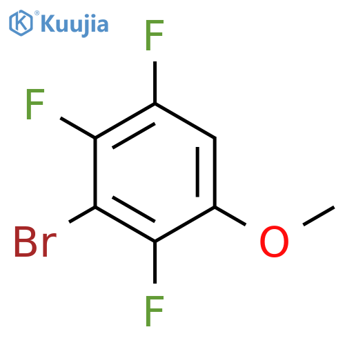 Benzene, 3-bromo-1,2,4-trifluoro-5-methoxy- structure