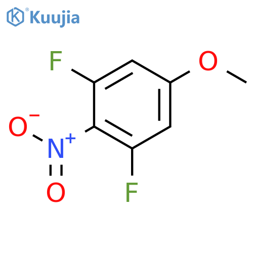 1,3-Difluoro-5-methoxy-2-nitrobenzene structure