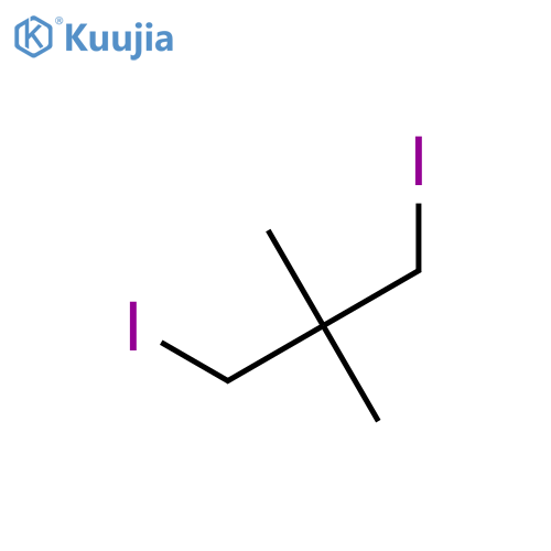 1,3-diiodo-2,2-dimethylpropane structure