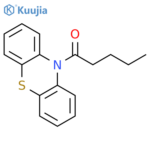 10H-Phenothiazine, 10-(1-oxopentyl)- structure