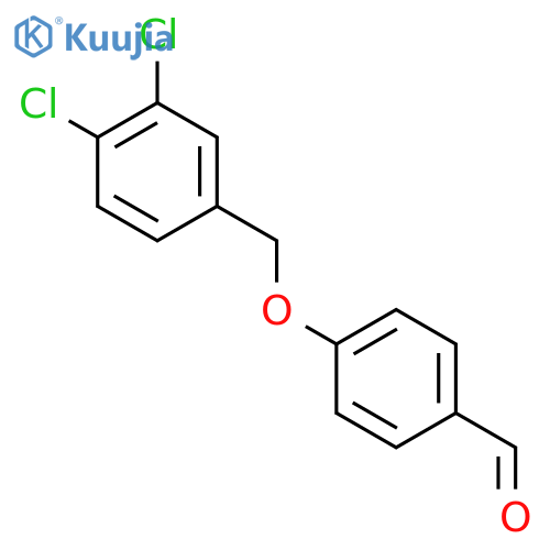 4-[(3,4-dichlorophenyl)methoxy]benzaldehyde structure